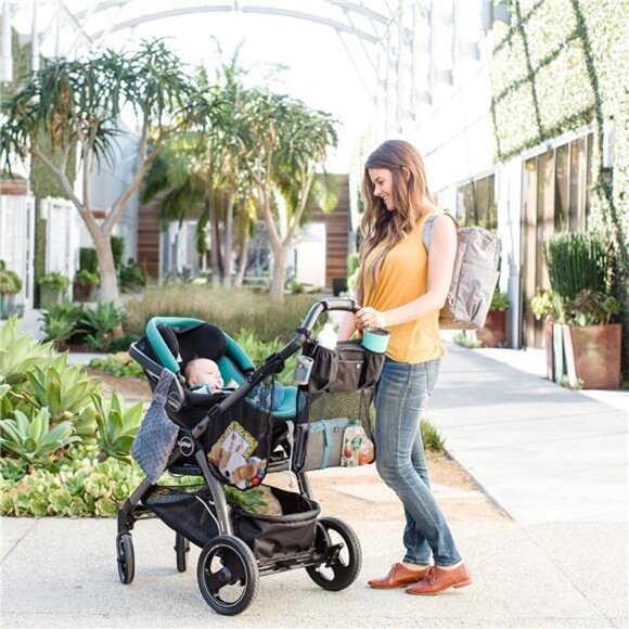 Childress Side Sling Cargo Net - Stroller Organizer Attachment for Storage, Mesh - Picture 4 of 7